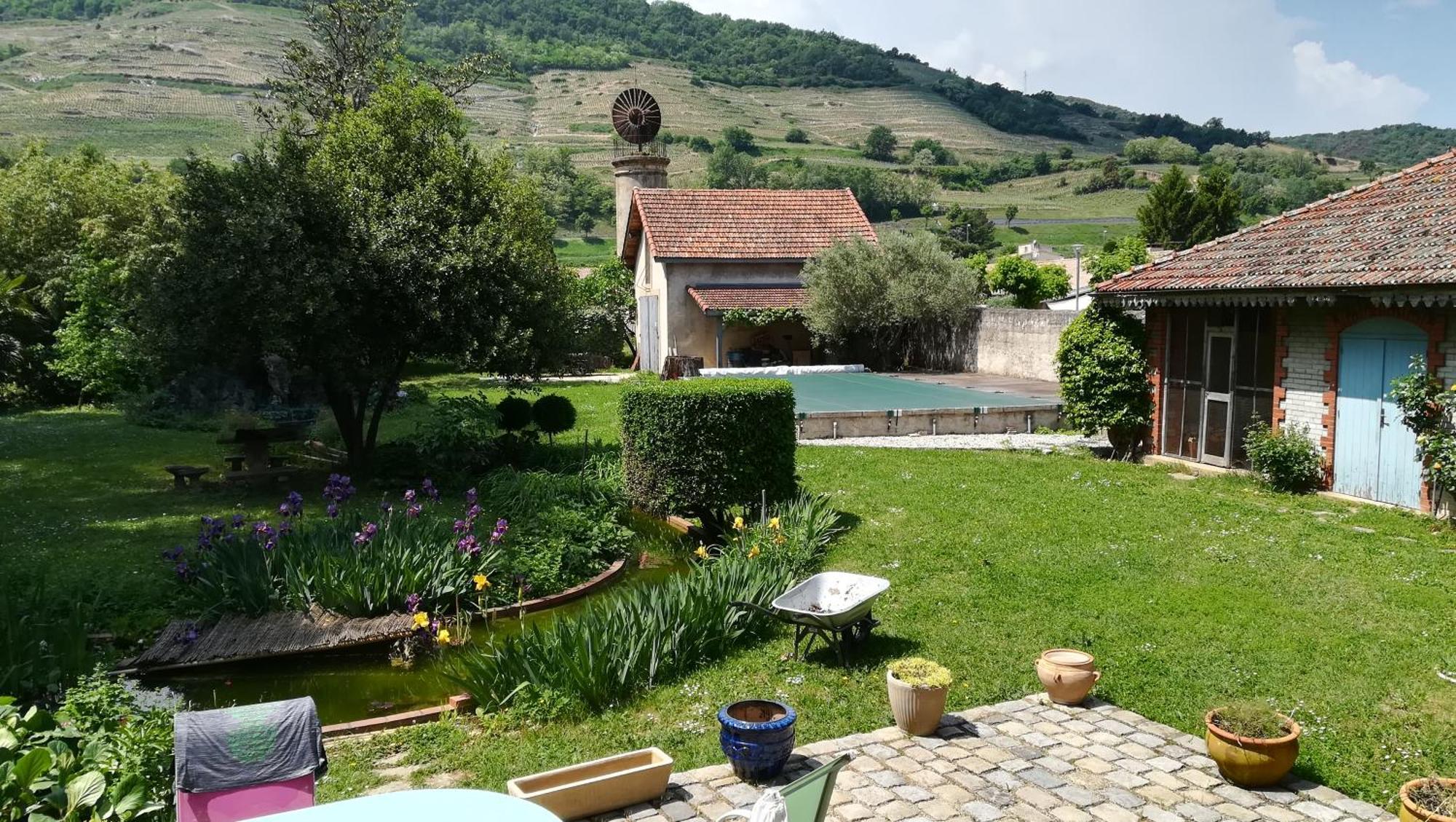 Les Palmiers Bed & Breakfast Mauves Bagian luar foto