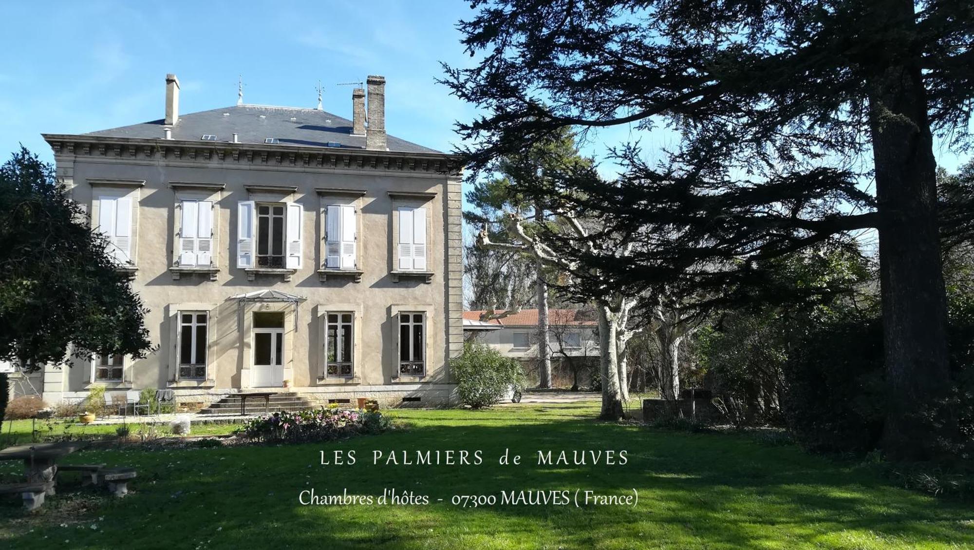 Les Palmiers Bed & Breakfast Mauves Bagian luar foto